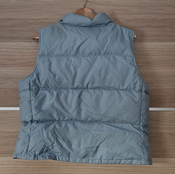 VTG Ralph Lauren Polo Jeans Reversible Down Puffer Vest Women’s L/XL Blue Green - Picture 4 of 13